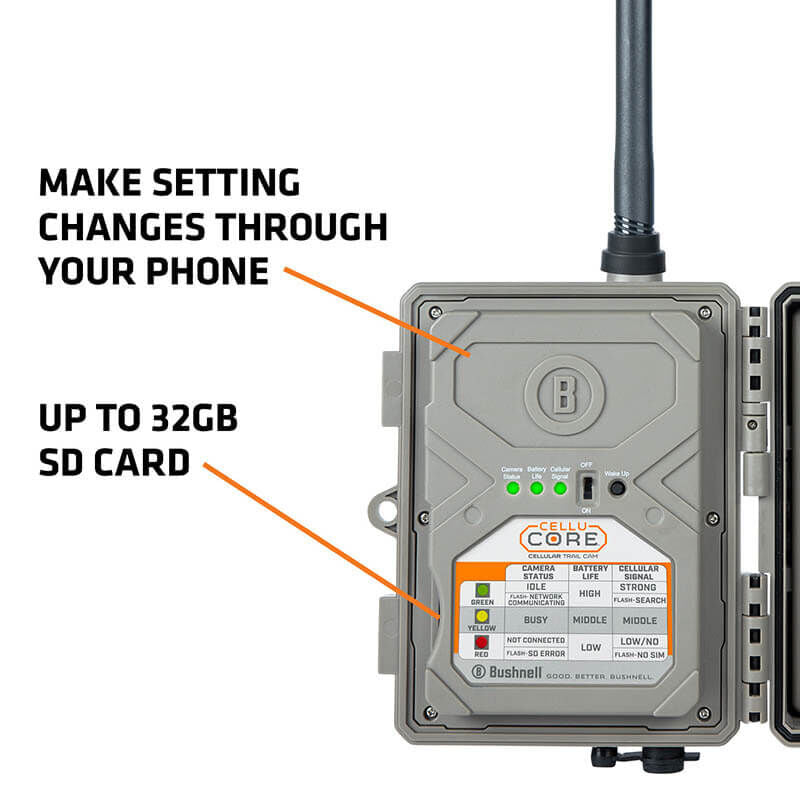 Bushnell CelluCORE 20 Cellular Trail Camera-Archery- Hunting, Target, Traditional-Jeff’s Specialty Sports