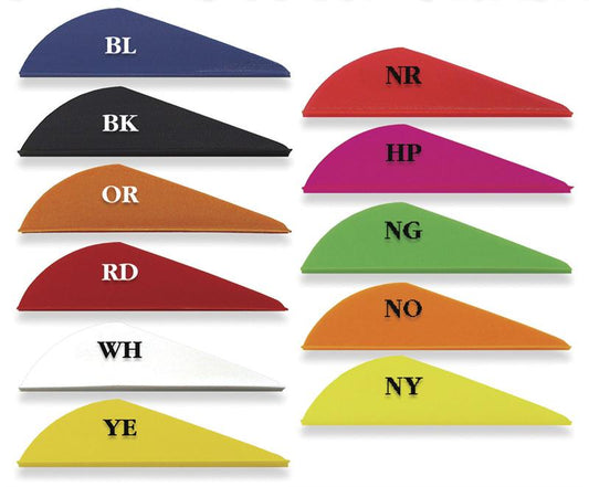 Bohning Blazer Vanes, 100pk-Archery- Hunting, Target, Traditional-Jeff’s Specialty Sports