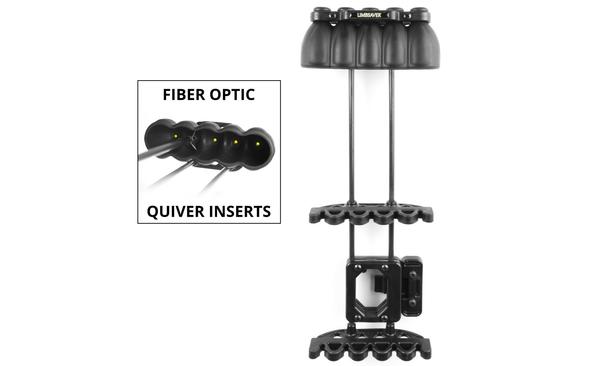 LimbSaver Silent Quiver with Fiber Optic Inserts-Archery- Hunting, Target, Traditional-Jeff’s Specialty Sports