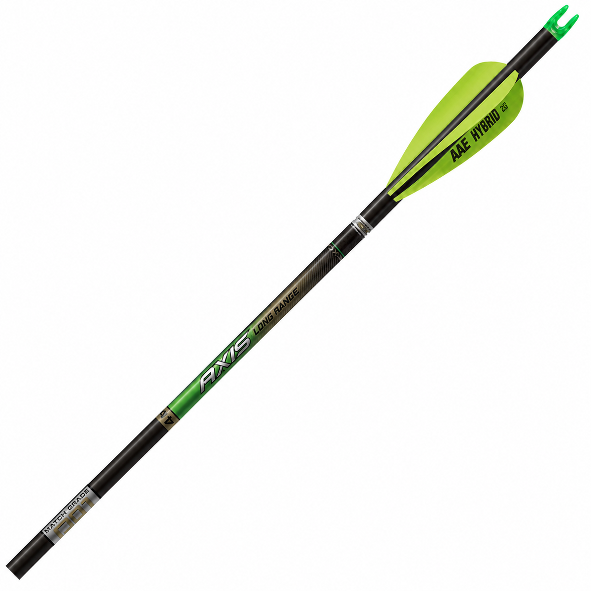 Easton Axis 4mm Long Range Match Grade Arrows w/Half-Outs, 6pk.