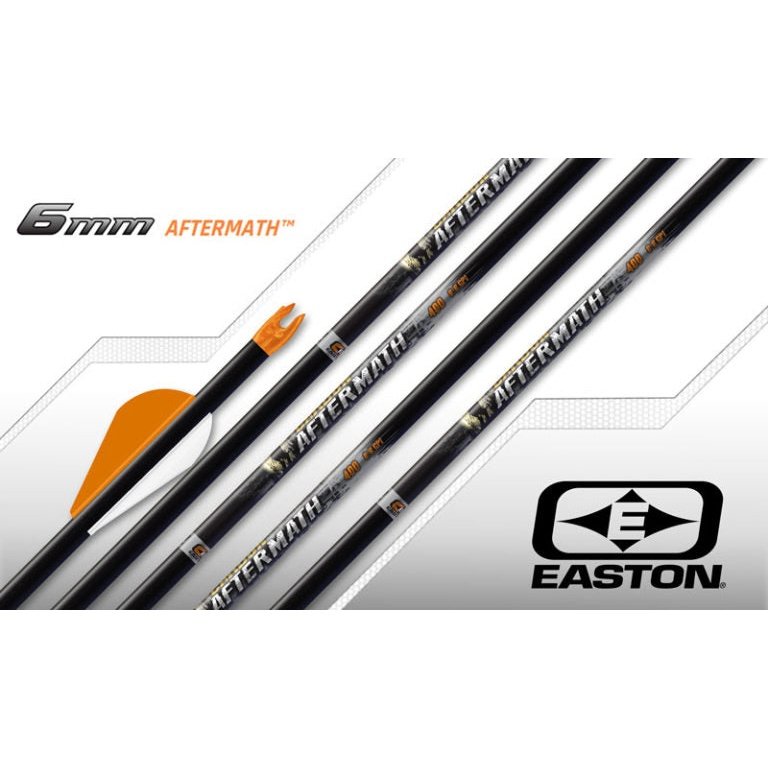 Easton Carbon Aftermath 6mm Arrows with Blazer Vanes 6pk-Archery- Hunting, Target, Traditional-Jeff’s Specialty Sports