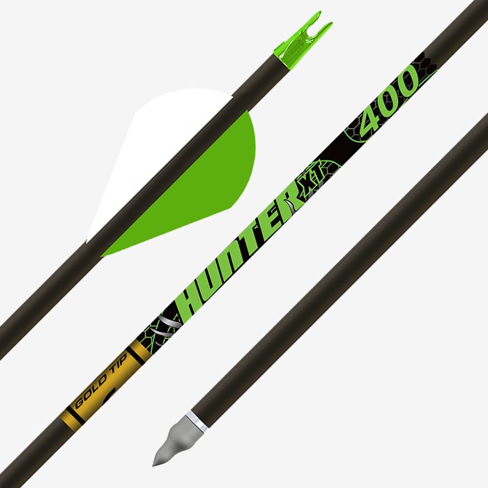Gold Tip Hunter XT Arrows with 2" Raptor Vanes per dz.-Archery- Hunting, Target, Traditional-Jeff’s Specialty Sports