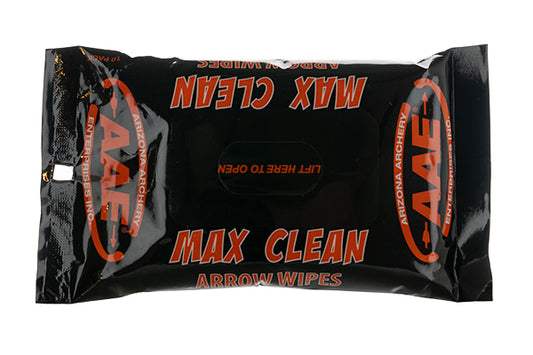 AAE Max Clean Arrow Wipes-Archery- Hunting, Target, Traditional-Jeff’s Specialty Sports