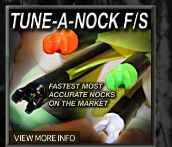 QAD TUNE-A-NOCK F/S Nocks 12/pk.-Archery- Hunting, Target, Traditional-Jeff’s Specialty Sports
