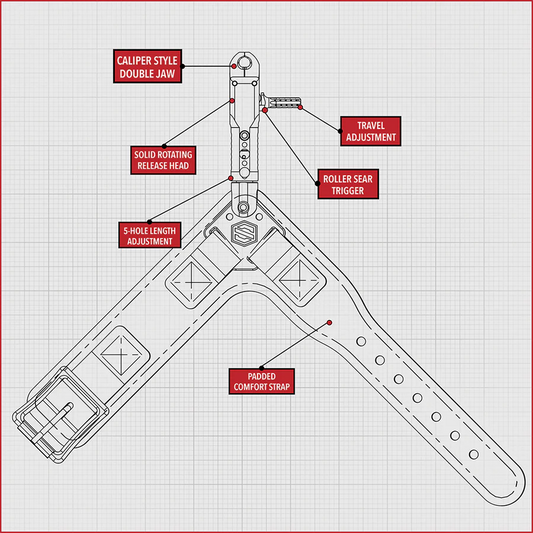 Scott Archery Cypress Release-Archery- Hunting, Target, Traditional-Jeff’s Specialty Sports