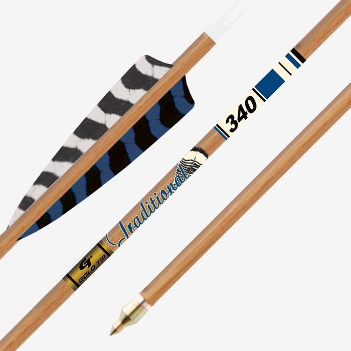 Gold Tip Traditional XT Arrows, 6pk-Archery- Hunting, Target, Traditional-Jeff’s Specialty Sports