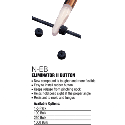 Neet N-EB Eliminator II Button 5/pk-Archery- Hunting, Target, Traditional-Jeff’s Specialty Sports