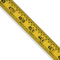 T-Bird Stick-On Tape Measure-Archery- Hunting, Target, Traditional-Jeff’s Specialty Sports