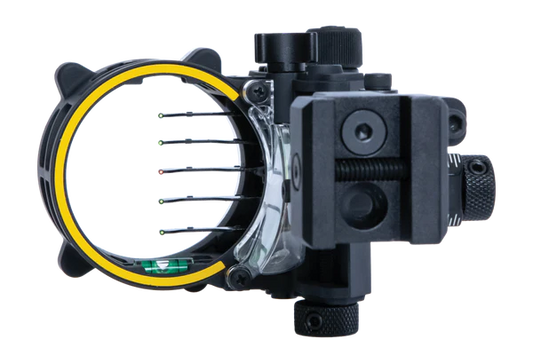 Trophy Ridge FIX 5 Picatinny Mount Sight-Archery- Hunting, Target, Traditional-Jeff’s Specialty Sports