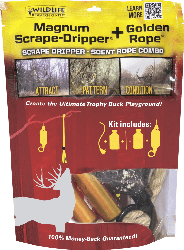 Wildlife Research Center Golden Rope Scent Rope & Scrape Dipper Combo