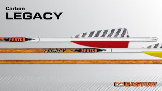 Easton Carbon Legacy Arrows, 6pk-Archery- Hunting, Target, Traditional-Jeff’s Specialty Sports