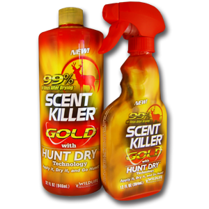 Wildlife Research Center Scent Killer Gold Spray Combo-Archery- Hunting, Target, Traditional-Jeff’s Specialty Sports