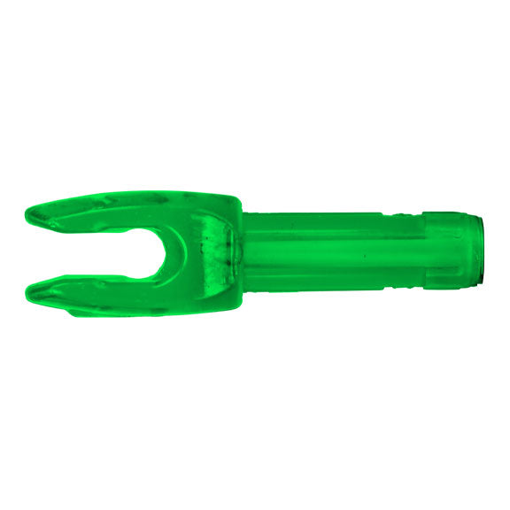 Easton 4mm Microlite Nock in green - sold by the dozen