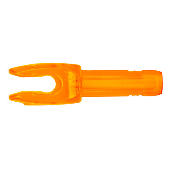 Easton 4mm Microlite Nock in orange - sold by the dozen