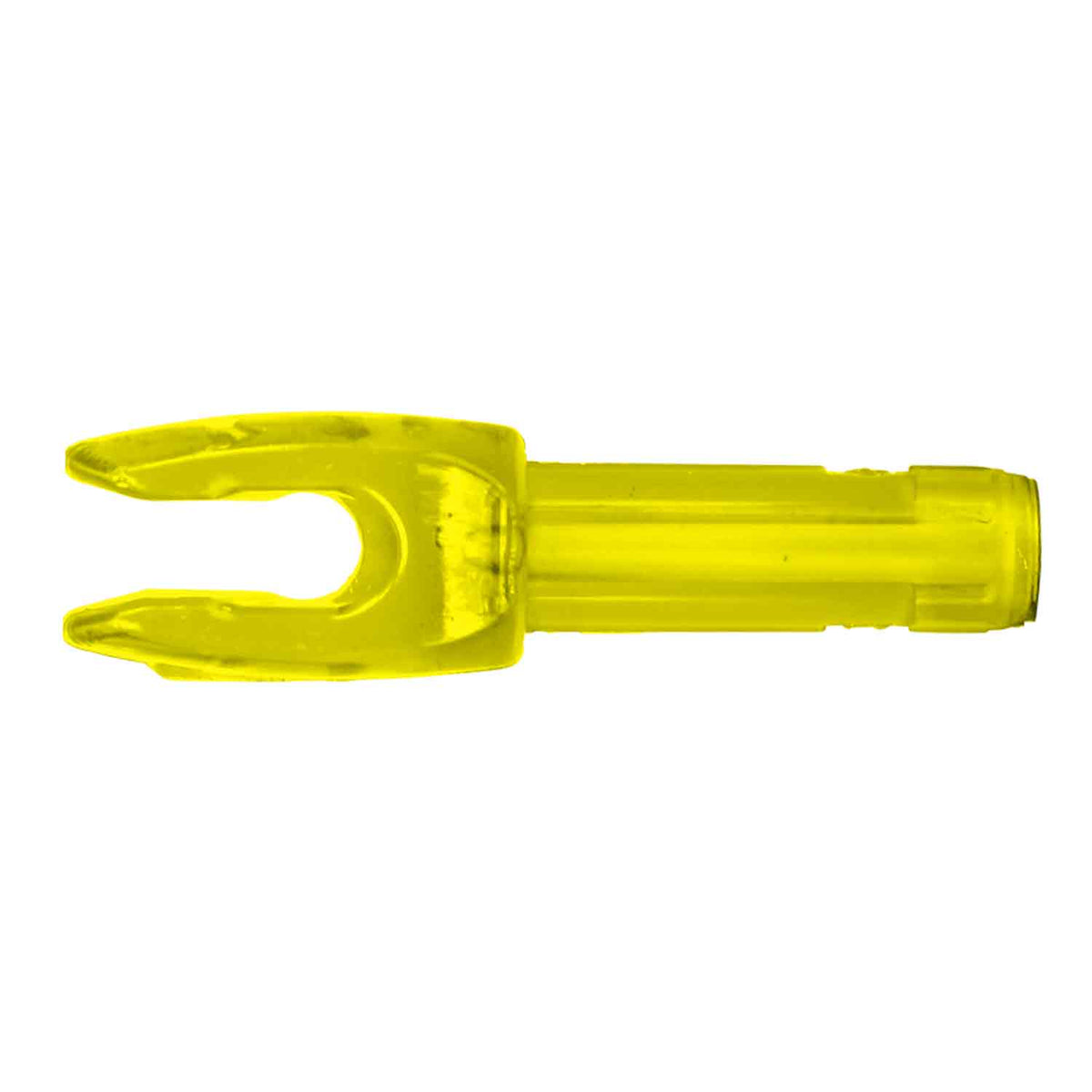 Easton 4mm Microlite Nock in yellow - sold by the dozen