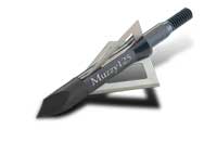 Muzzy 125 Grain, 3 Blade Screw-in Broadheads 6/pk.-Archery- Hunting, Target, Traditional-Jeff’s Specialty Sports