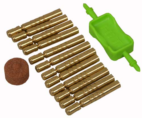 Easton 5mm Brass X Break-Off HIT Insert, per dz.-Archery- Hunting, Target, Traditional-Jeff’s Specialty Sports
