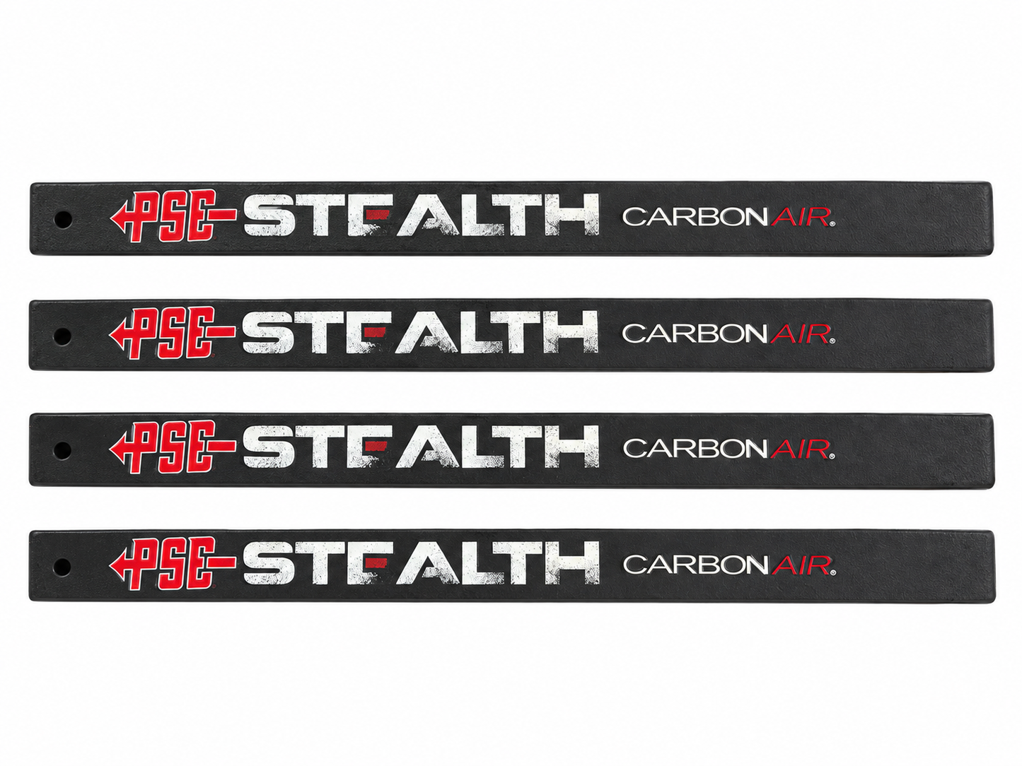PSE Archery Carbon Air Stealth Mach 1 98X Split Limbs, 11.0 Deflection, Size 15, Black – Set of 4