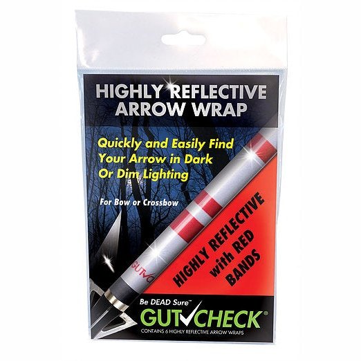 GutCheck Indicators Highly Reflective Arrow Wraps, 6pk-Archery- Hunting, Target, Traditional-Jeff’s Specialty Sports