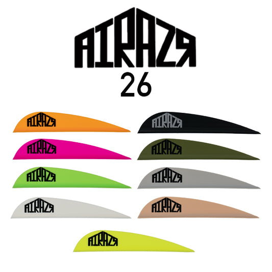AAE AIRAZR 26 Vanes, 50pk-Archery- Hunting, Target, Traditional-Jeff’s Specialty Sports