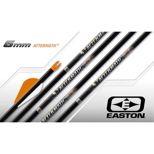 Easton Carbon Aftermath 6mm Arrows with Blazer Vanes 6pk-Archery- Hunting, Target, Traditional-Jeff’s Specialty Sports
