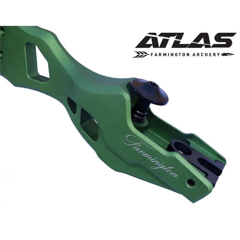 Farmington Archery 19" Atlas T6 Aluminum Machined CNC ILF Riser-Archery- Hunting, Target, Traditional-Jeff’s Specialty Sports