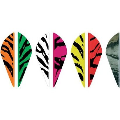 Bohning Blazer Tiger Stripe Vanes 36/pk.-Archery- Hunting, Target, Traditional-Jeff’s Specialty Sports