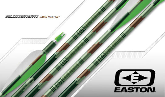 Easton XX75 Camo Hunter Arrows with 4" Vanes, dz.-Archery- Hunting, Target, Traditional-Jeff’s Specialty Sports