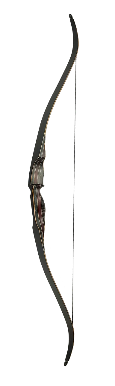 Greatree Archery Caribou one-piece recurve bow - full bow view