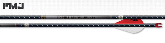 Easton Full Metal Jacket 4mm Arrows with Blazer Vanes, 6pk-Archery- Hunting, Target, Traditional-Jeff’s Specialty Sports