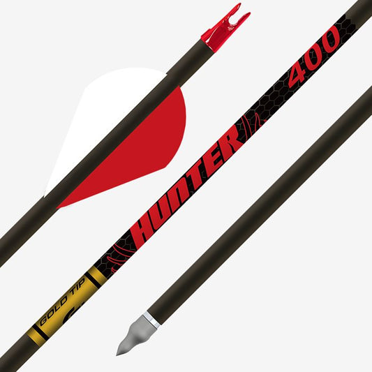 Gold Tip Hunter Arrows with 2" Raptor Vanes, dz.-Archery- Hunting, Target, Traditional-Jeff’s Specialty Sports