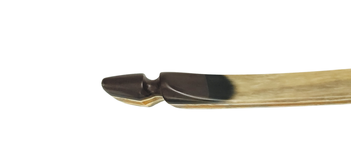 Greatree Archery Kartal longbow - reinforced limb tip detail