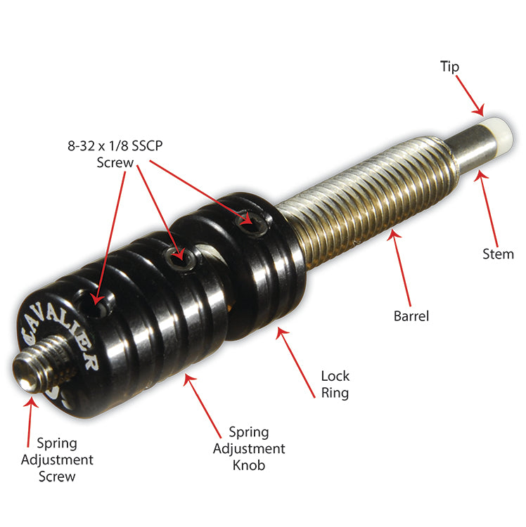 AAE Master Plunger parts identification and spring adjustment reference diagram