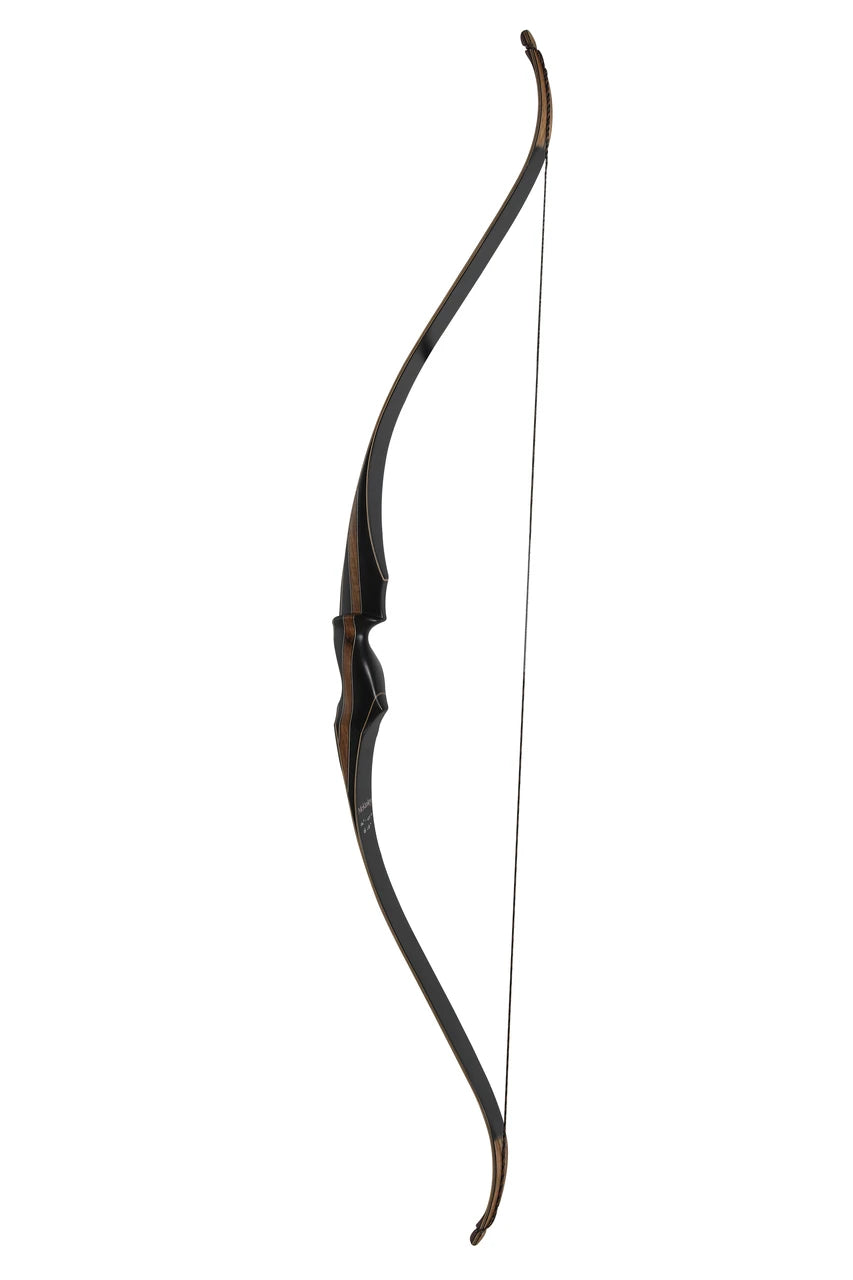 Old Mountain Archery McKinley one-piece recurve bow - full bow view