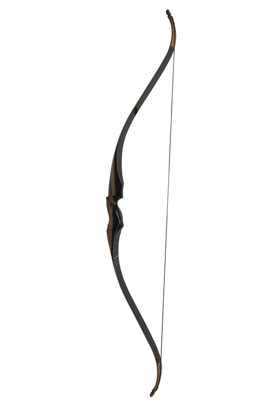 Old Mountain Archery McKinley one-piece recurve bow - full bow view