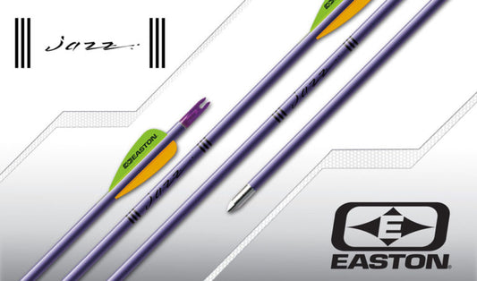 Easton Jazz Arrows with 3" Vanes, dz.-Archery- Hunting, Target, Traditional-Jeff’s Specialty Sports