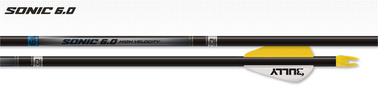 Easton Sonic 6.0 Arrows, 6pk-Archery- Hunting, Target, Traditional-Jeff’s Specialty Sports