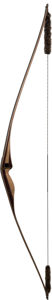 Bear Archery North Branch 62-inch longbow - Satin Bolivian Rosewood/HR Maple