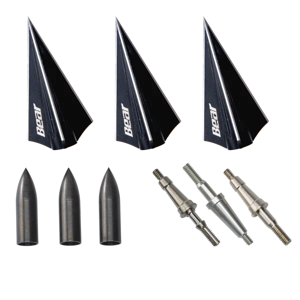 Bear Archery 3-Blade Razorhead Broadheads