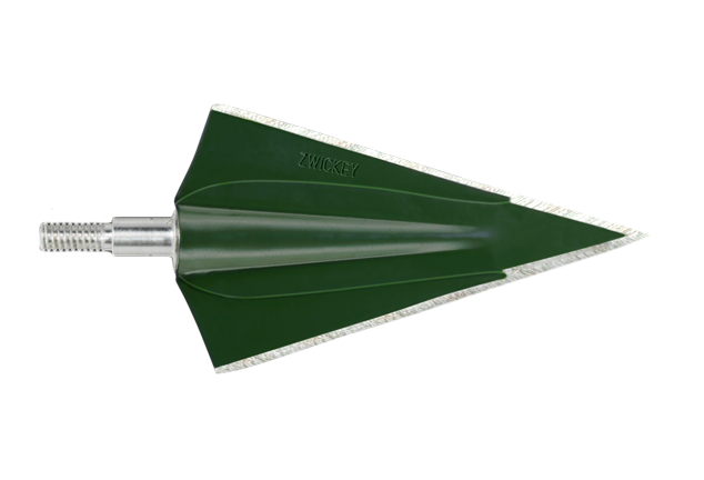 Zwickey Archery Delta Screw-On Broadheads, 3pk-Archery- Hunting, Target, Traditional-Jeff’s Specialty Sports