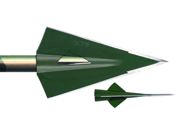 Zwickey Archery Delta Taper Hole Broadheads, 3/pk-Archery- Hunting, Target, Traditional-Jeff’s Specialty Sports