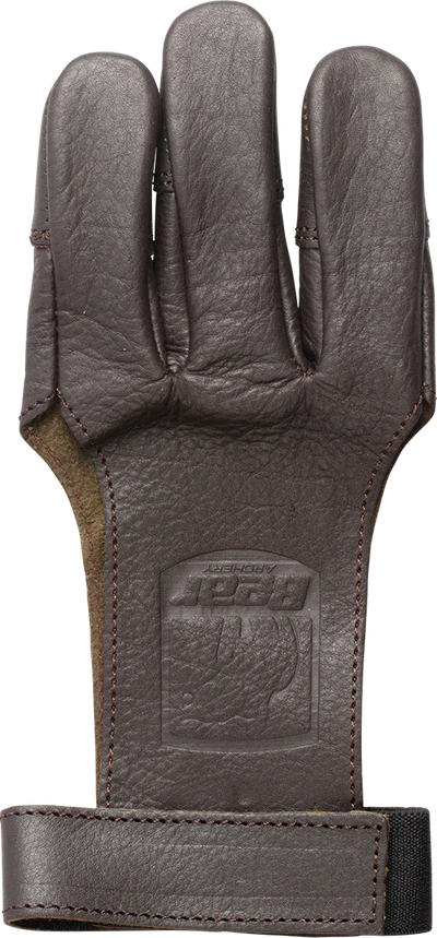 Bear Archery Leather 3 Finger Shooting Glove-Archery- Hunting, Target, Traditional-Jeff’s Specialty Sports