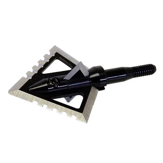 Magnus Black Hornet Ser-Razor 4-blade serrated broadhead with bleeder blade