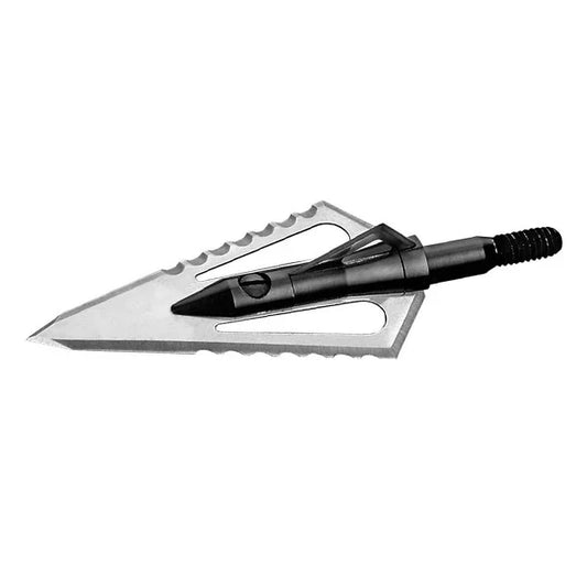 Magnus Stinger Buzzcut 4-blade serrated broadhead with bleeder blade