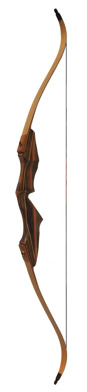 Greatree Outrage carbon-limb take-down recurve bow on a white background