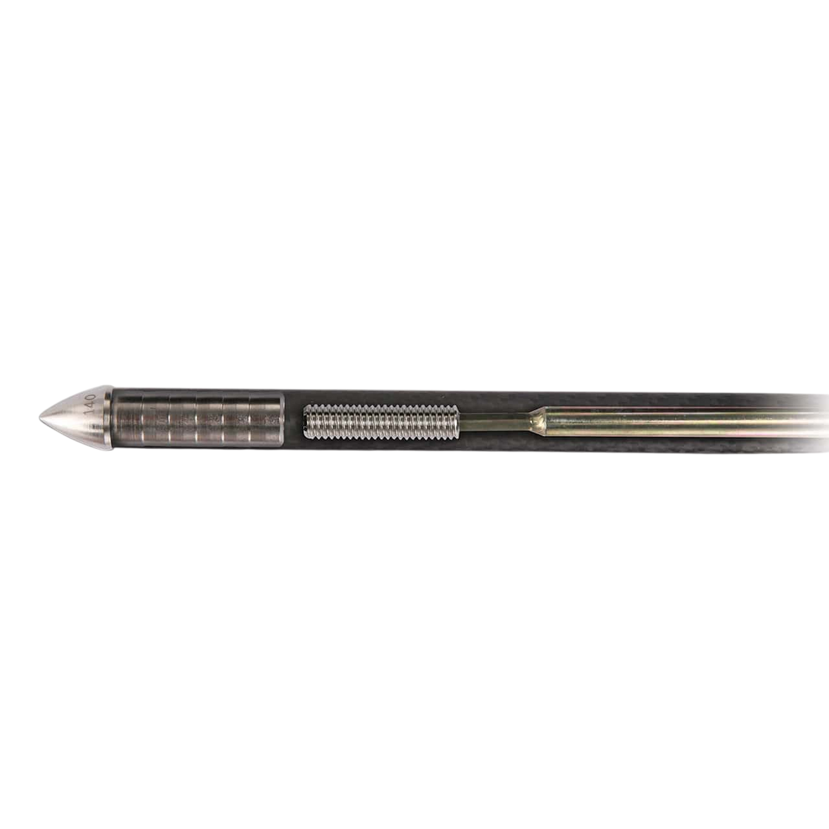 Carbon Express .244 / .203 Arrow Weight Adjustment Wrench - wrench in use
