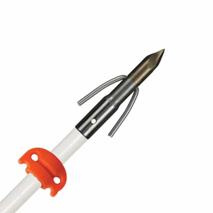 AMS Bowfishing Arrow with Chaos FX Point & Safety Slide-Archery- Hunting, Target, Traditional-Jeff’s Specialty Sports