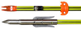 AMS Bowfishing Carbon Spined Fish Arrow with Mayhem Pt. & Safety Slide